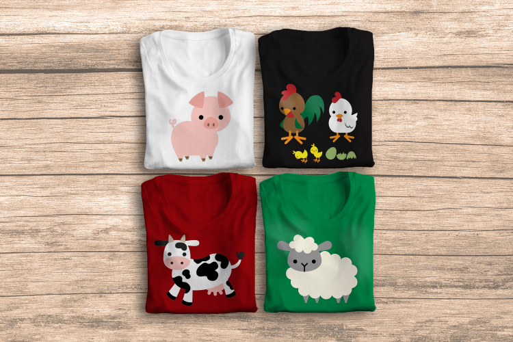 Farm Animal SVG Design Set