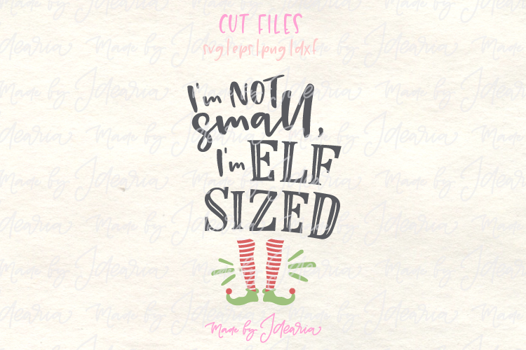 Funny Christmas svg, elf svg, elf size svg