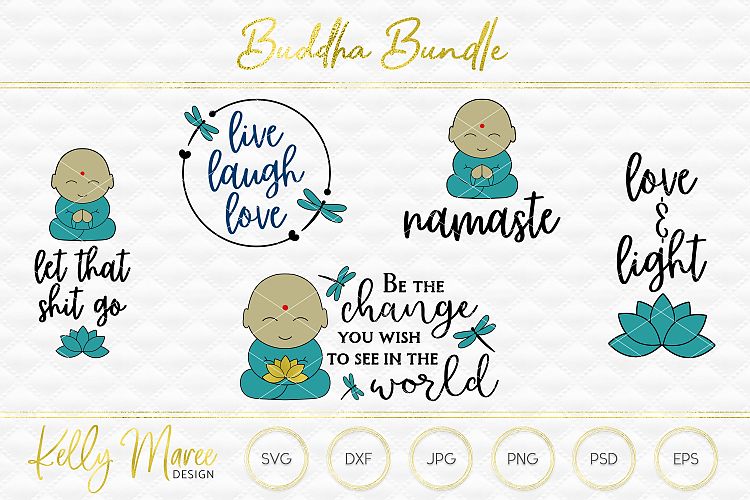 Buddha SVG File Bundle