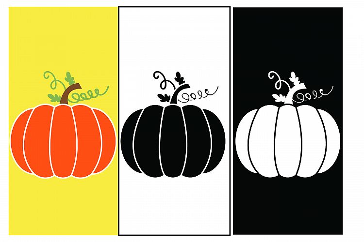Pumpkin 3 Design - SVG Cut File - T shirt , Mug,Design