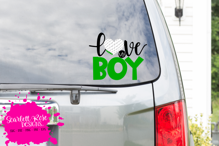 Love my Boy - Golf SVG