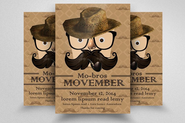 Movember Flyer Template