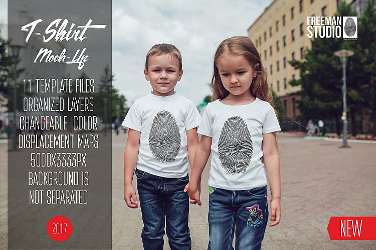 Kids T-Shirt Mock-Up Vol.7 2017