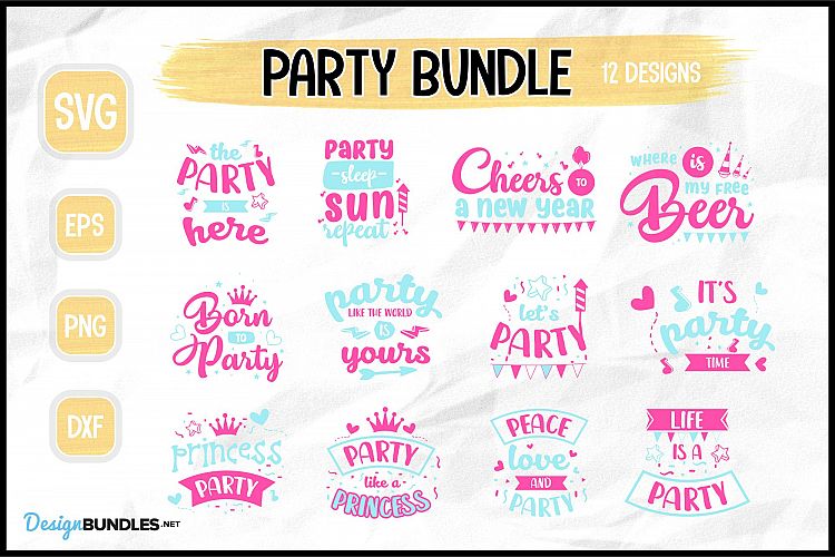 Party SVG Bundle