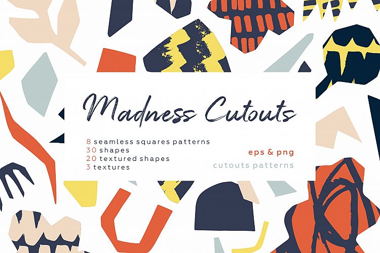 Madness cutouts. Patterns & shapes.