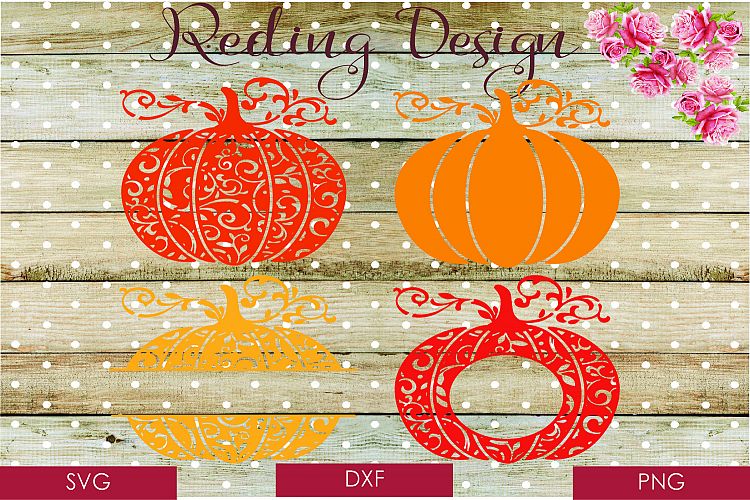 Download Pumpkin SVG - Monogram DXF PNG Digital Cut Files (128692 ...