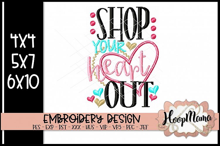 Shop Your Heart Out - Thanksgiving Embroi