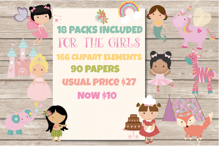 mega girls bundle