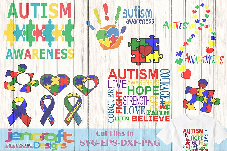 Autism svg File Bundle, Autism Awareness cut file clip art
