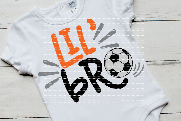 Soccer SVG | Little Brother SVG | Sports SVG | Silhouette | Cricut | Soccer Cutting File