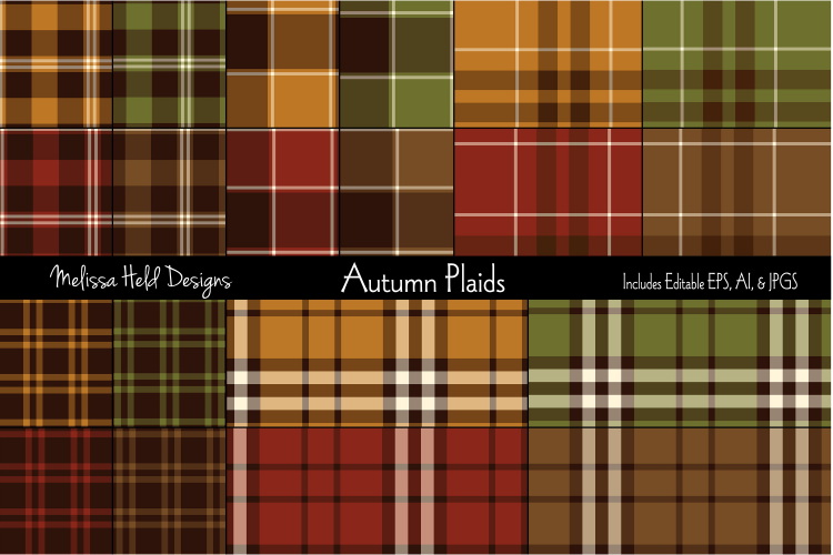 Autumn Plaid Patterns