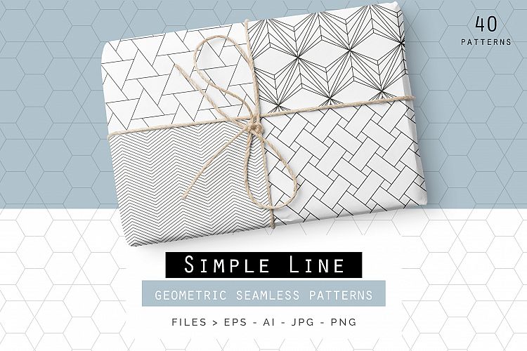 Simple Line Geometric Patterns