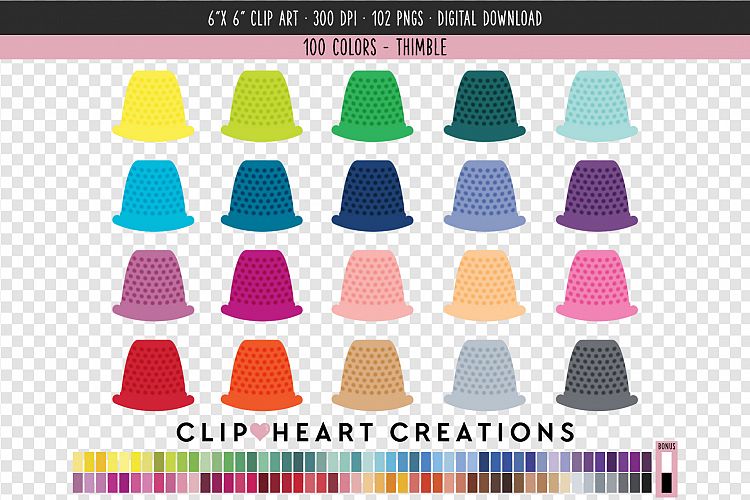 Thimble Clip Art - 100 Clip Art Graphics