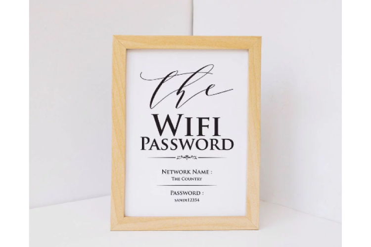 Wifi Password sign