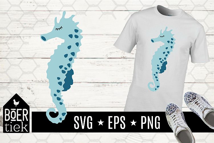 Seahorse, SVG cutting file