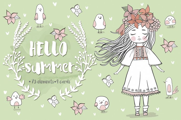 Hello summer. Floral collection