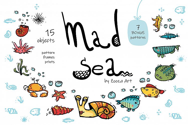 Mad Sea collection - 15 elements