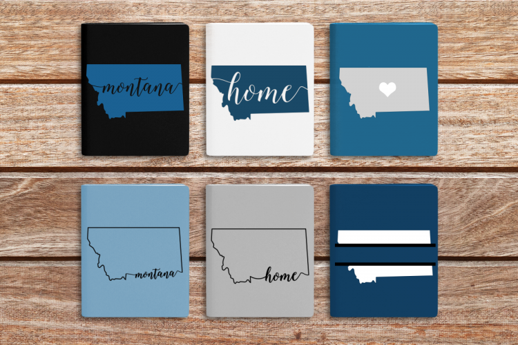 State of Montana SVG File Cutting Template