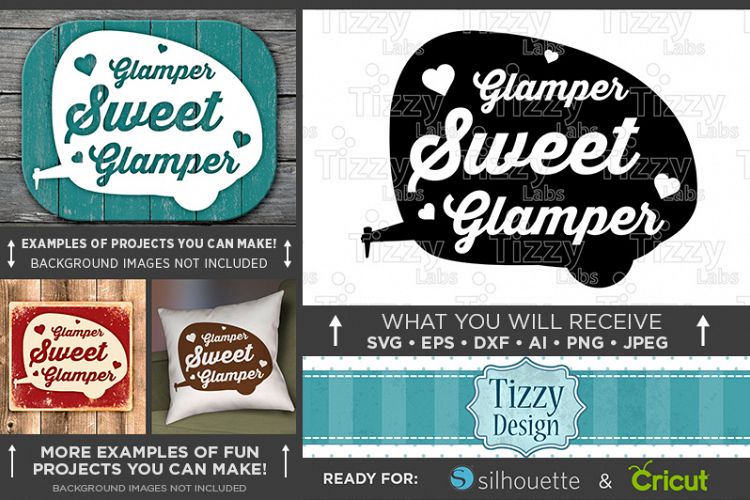 Glamper Sweet Glamper SVG - Glamper Decor SVG - 802