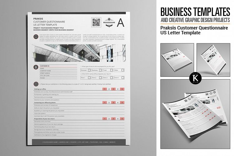 Praksis Customer Questionnaire US Letter Template