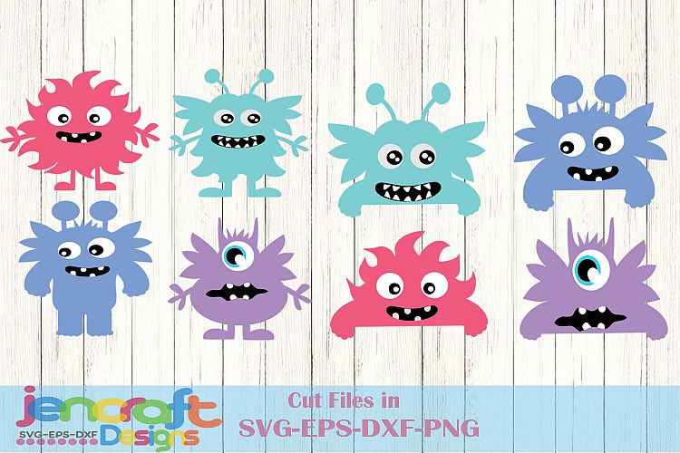 Cute Halloween Monster SVG Bundle Peeping Kids, Boy Design