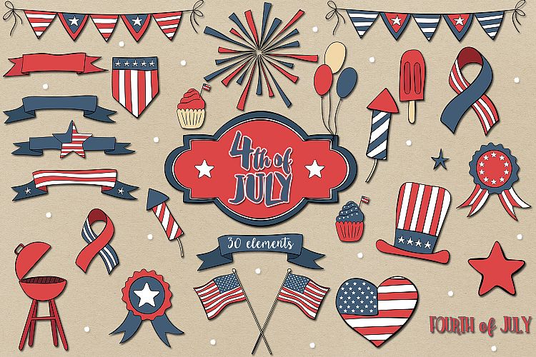 4th Of July Clipart