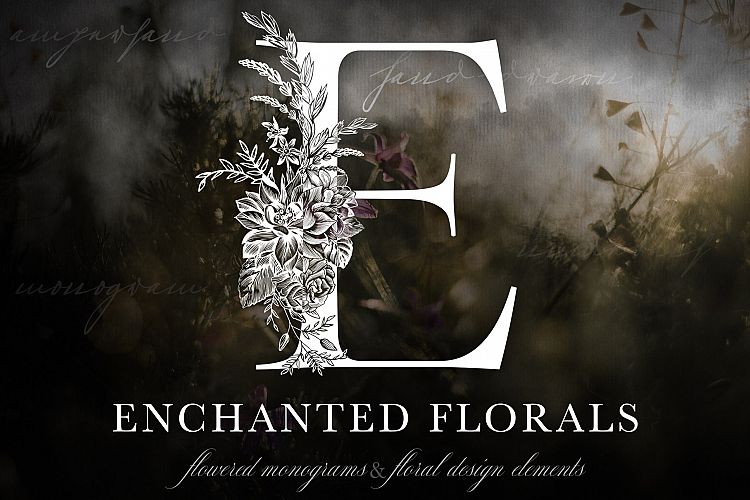 Enchanted Florals Monogram Set