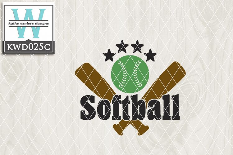 Softball Cutting Files KWD025C
