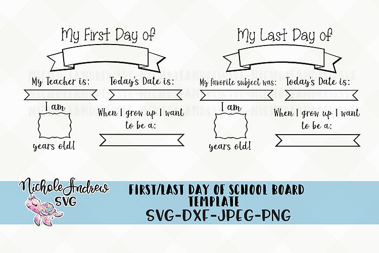 First day of school chalkboard svg, back to school svg