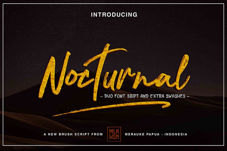 Duo nokturnal Font