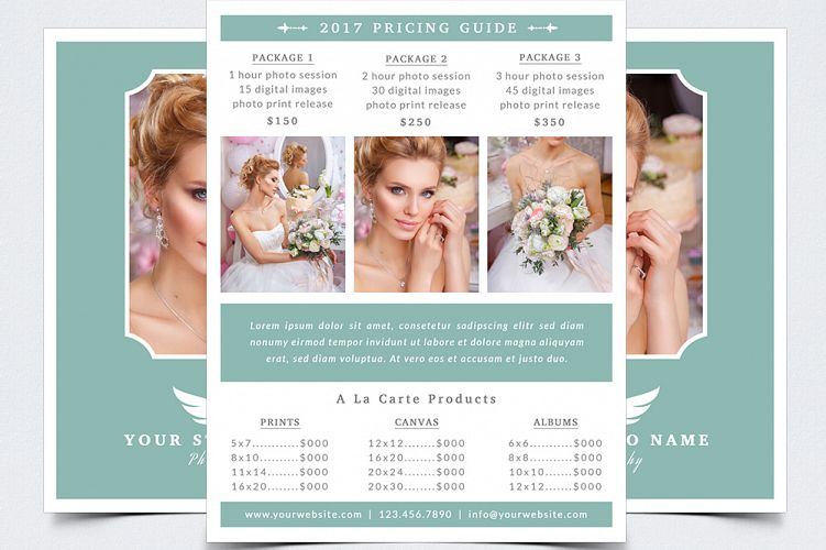 Photography Pricing Guide Template