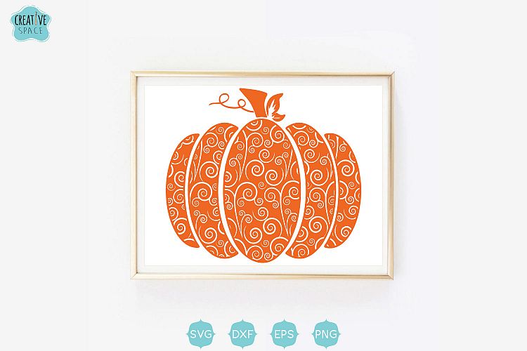 Swirly Pumpkin svg