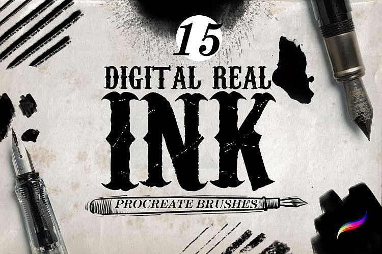 Real Ink Brushes for Procreate