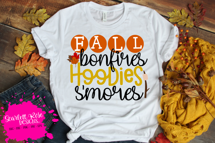 Fall Bonfires Hoodies and Smores
