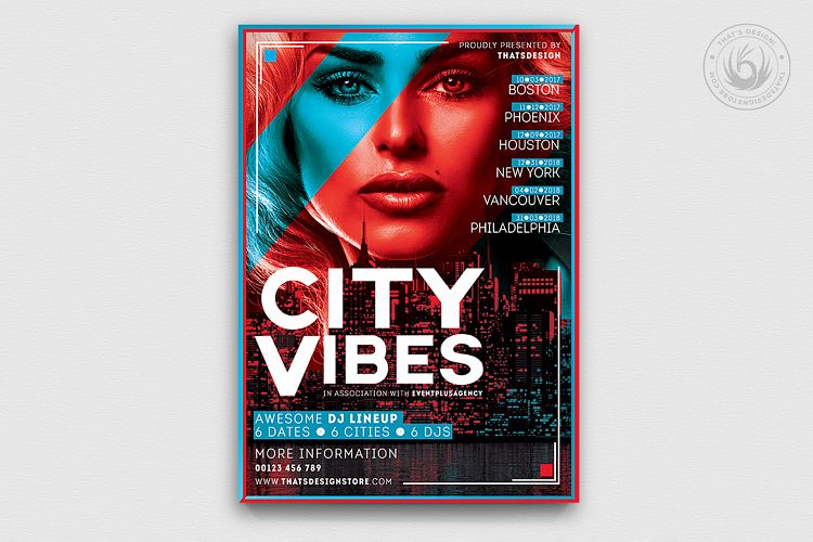 Electro Flyer Template V3