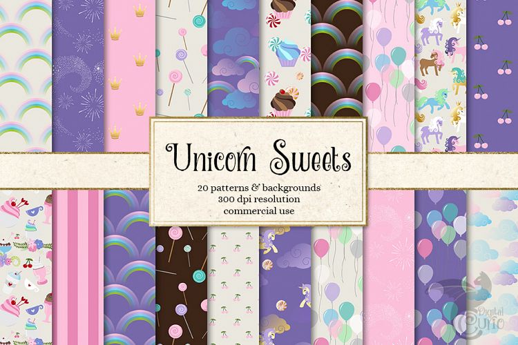 Unicorn Sweets Patterns