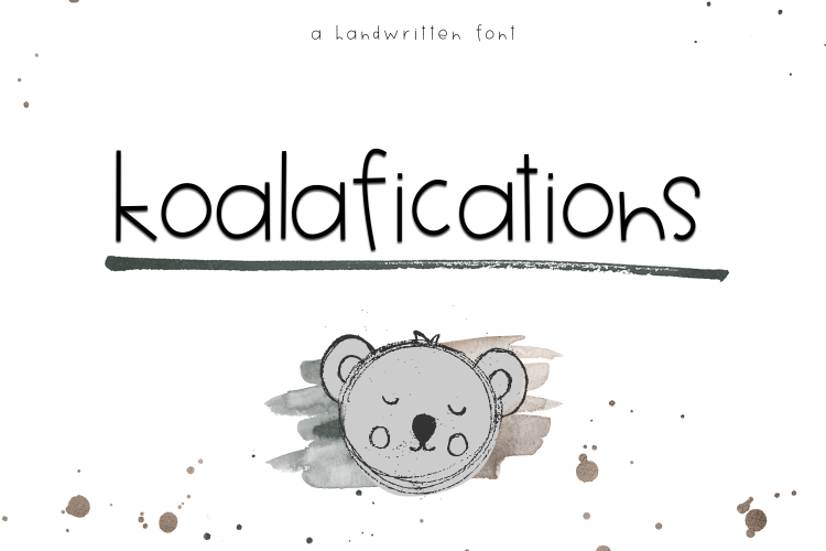 Koalifications - A Cute Handwritten Font