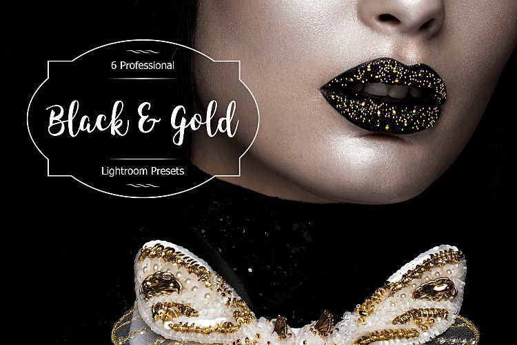 Black   Gold Lr Presets