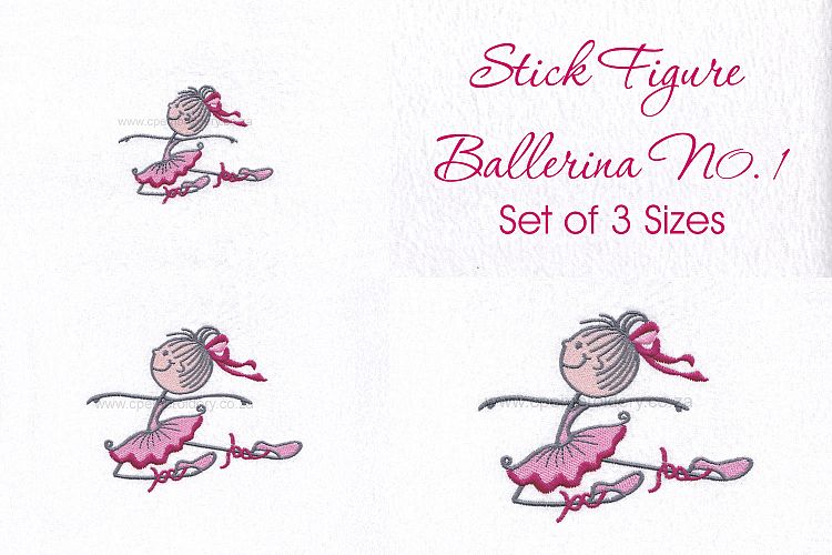 Stick Figure Ballerina No.1