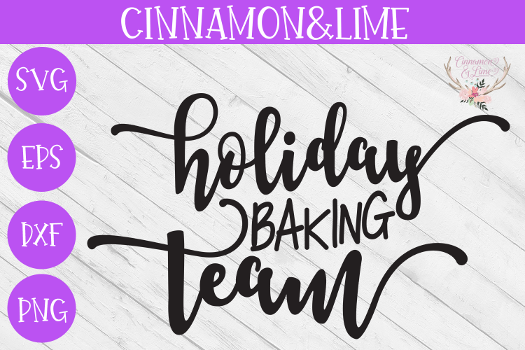 Holiday Baking Team Christmas Svg