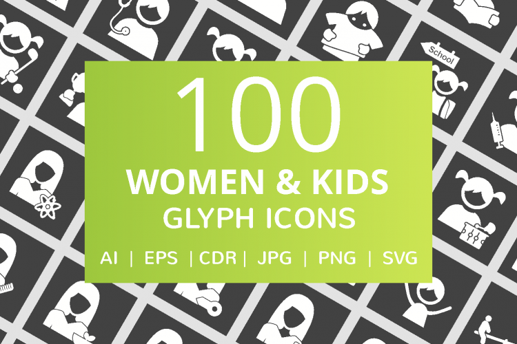 100 Humans   Anatomy Glyph Inverted Icons