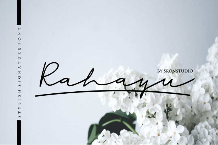 Rahayu -  A stylish signature font