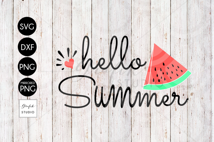 Hello Summer Beach SVG