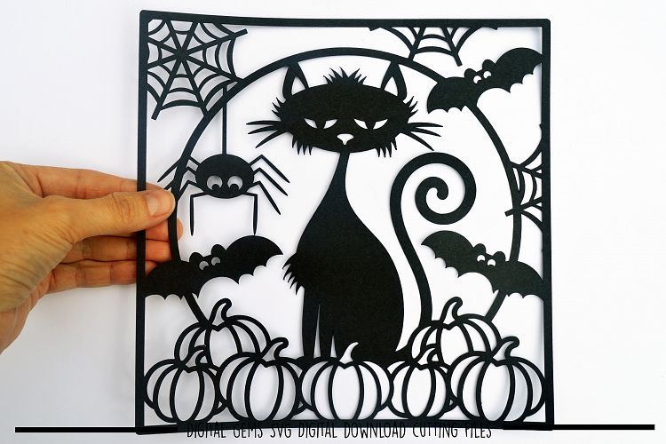 Halloween paper cut SVG  DXF  EPS files