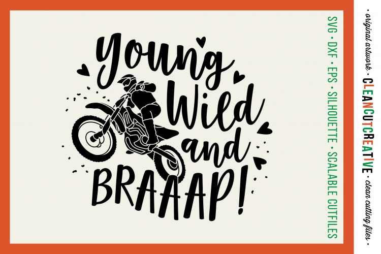 Download Young Wild and BRAAAP! Girls design for Motocross Dirt ...