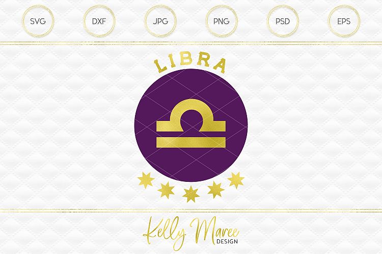Libra Zodiac SVG File