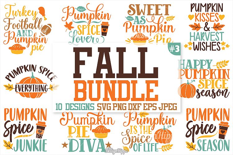 Pumpkin Sayings SVG Bundle, Fall, Autumn, SVG, Bundle, PNG