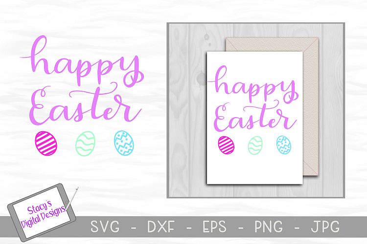 Download Free Svgs Download Happy Easter Svg Handlettered Cut File Free Design Resources