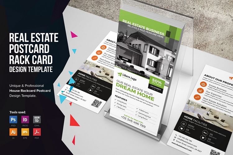 Real Estate Postcard & Rackcard DL Flyer