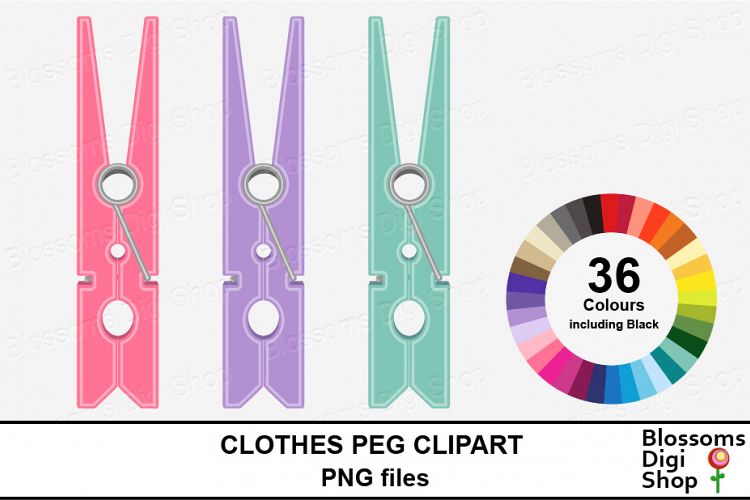 Clothes Peg/ Pin Clipart